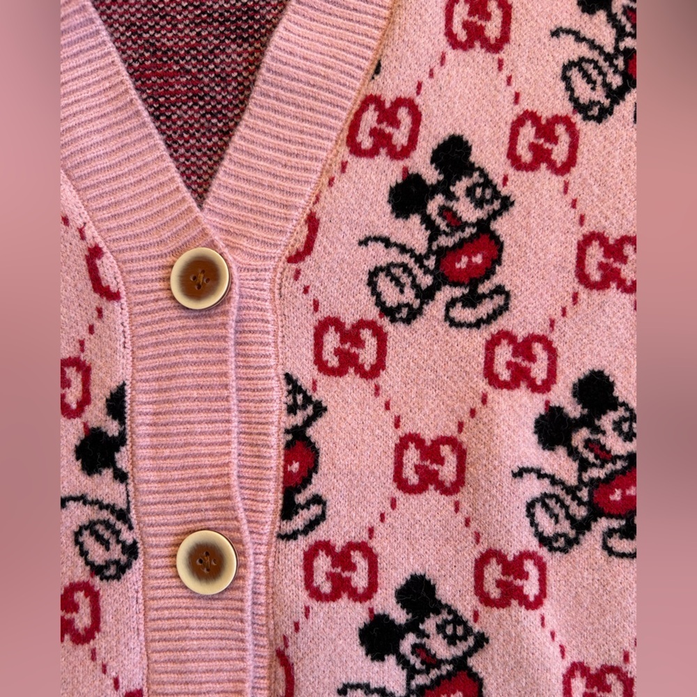 Pink Mickey Mouse Women's Sweater size M - Picture 5 of 5